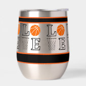 バスケットボールバスケ，バスケットボールプレイヤーサーマルワインT (左面)