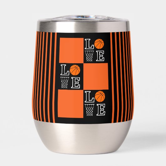 バスケットボールバスケ、バスケットボールプレーヤー絶縁タンブ (正面)