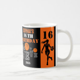 バスケットボールバスケ,バスケットボールプレーヤー誕生日ギフト コーヒーマグカップ