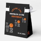 バスケットボールバスケ，バスケットボールプレーヤー誕生日ギフト フェイバーボックス (裏面サイド)