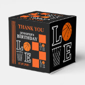 バスケットボールバスケ，バスケットボールプレーヤー誕生日ギフト フェイバーボックス (裏面サイド)