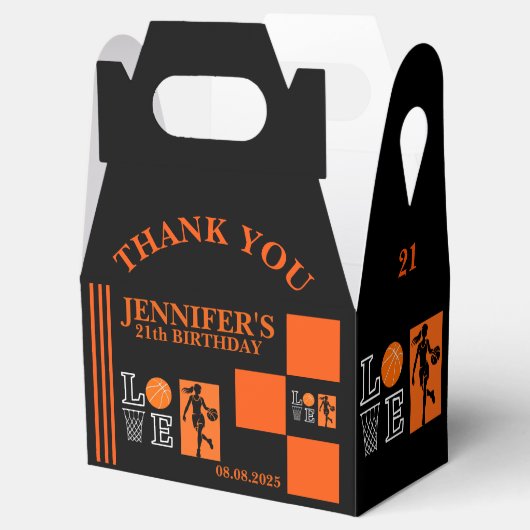 バスケットボールバスケ、バスケットボールプレーヤー誕生日 フェイバーボックス (オープン)