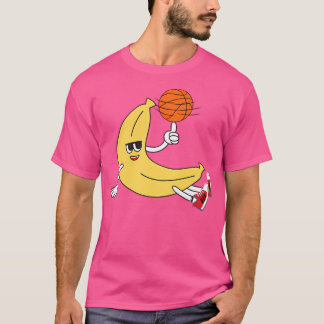 バスケットボールバナナマンガ Tシャツ