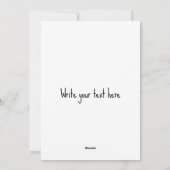 バスケットボールバレンタインフォトモダンおもしろい シーズンカード (裏面)