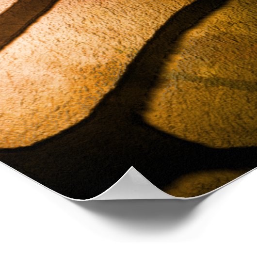 バスケットボールバンティングフラッグ写真誕生田 ポスター (角)