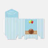 バスケットボールバースデーパーティーのお願いボックス フェイバーボックス (折り畳みなし)