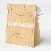 バスケットボールバースデーパーティーゲストサンキュー フェイバーボックス (裏面サイド)