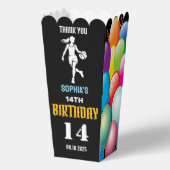 バスケットボールバースデーパーティー，バスケットボールガールプレーヤー フェイバーボックス (正面)