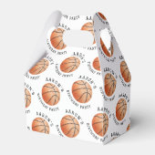 バスケットボールバースデーパーティー フェイバーボックス (正面サイド)