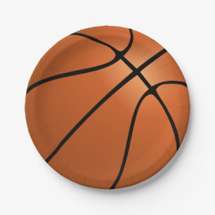 バスケットボールバースデーパーティー ペーパープレート