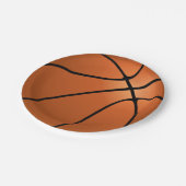 バスケットボールバースデーパーティー ペーパープレート (アングル)