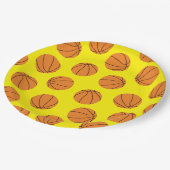 バスケットボールバースデーパーティー ペーパープレート (アングル)