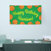 バスケットボールバースデーパーティー 横断幕 (トレードショー)