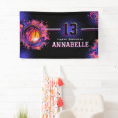 バスケットボールバースデーパーティー 横断幕 (インサイチュ)