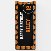 バスケットボールバースデーパーティー 横断幕 (縦)