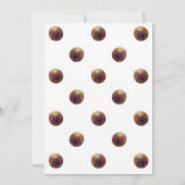 バスケットボールバースデーパーティ招待状 招待状 (裏面)