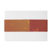 バスケットボールバーバルミツワーエンベロープラップバンド 招待状ベリーバンド (裏面例)