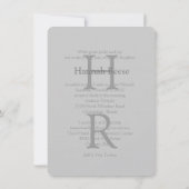 バスケットボールバーバルミツワークラシック招待状 招待状 (裏面)