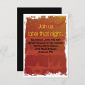 バスケットボールバー（ユダヤ教の）バル・ミツバーパーティーカード 招待状 (正面/裏面)