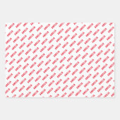 バスケットボールパターンスポカラフルート名 ラッピングペーパーシート (正面)