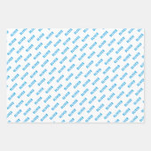 バスケットボールパターンスポカラフルート名 ラッピングペーパーシート (正面)