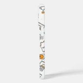 バスケットボールパターン名前をカスタムするの電話ケース Case-Mate iPhoneケース (裏面 / 左)