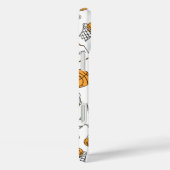 バスケットボールパターン名前をカスタムするの電話ケース Case-Mate iPhoneケース (裏面 / 右)