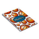 バスケットボールパターン名 ノートブック (右側)