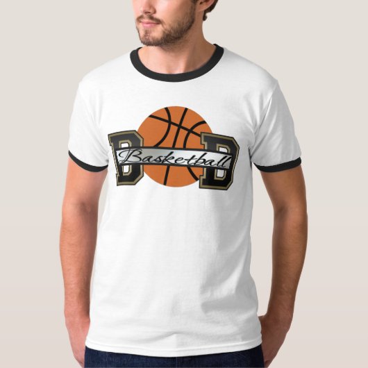 バスケットボールパパシャツ Tシャツ (正面)
