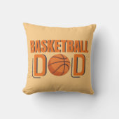 バスケットボールパパスポーツファンチームプレーヤー クッション (正面)