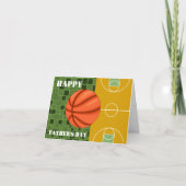 バスケットボールパパハッピーファーザーズデイカード カード (正面)