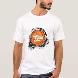 バスケットボールパパヴィンテージバスケットボールファミリーマッチング Tシャツ