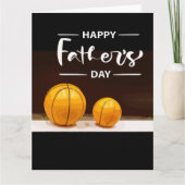 バスケットボールパパ黒 カード (正面)