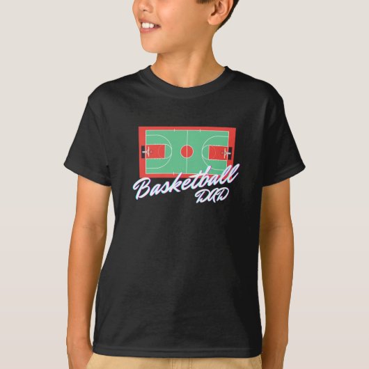 バスケットボールパパ3 Tシャツ (正面)
