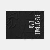 バスケットボールパパ5 フリースブランケット (正面(横))