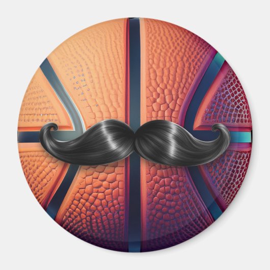 バスケットボールパパ マグネット (正面)