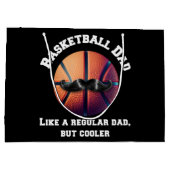 バスケットボールパパ ラージペーパーバッグ (裏面)