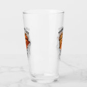 バスケットボールパーソナライズされたの破れ タンブラーグラス (左)