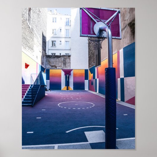 バスケットボールパーソナライズされたの贈り物 ポスター (正面)