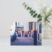 バスケットボールパーソナライズされたの贈り物 ポストカード (スタンド正面)