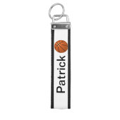 バスケットボールパーソナライズされたキーチェーン リストバンドキーホルダー (鍵トップ)