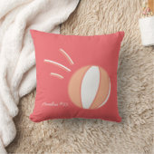 バスケットボールパーソナライズされた装飾用クッションカスタムデコール クッション (ブランケット)