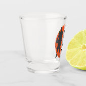 バスケットボールパーソナライズされた選手のショットグラス ショットグラス (左)