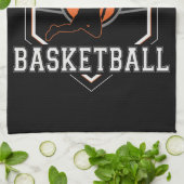 バスケットボールパーソナライズされた選手の名前スラムダンクチーム キッチンタオル (折り畳み)