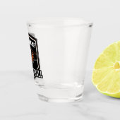 バスケットボールパーソナライズされた選手の名前スラムダンクチーム ショットグラス (右)