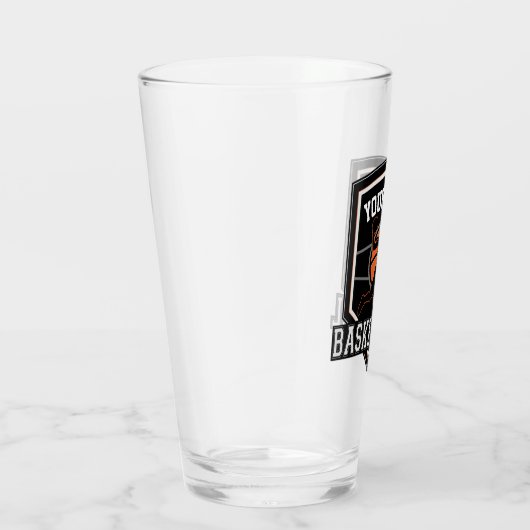 バスケットボールパーソナライズされた選手の名前スラムダンクチーム タンブラーグラス (右)