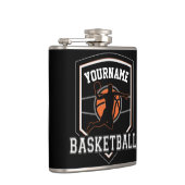 バスケットボールパーソナライズされた選手の名前スラムダンクチーム フラスク (右)