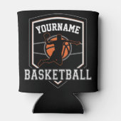 バスケットボールパーソナライズされた選手の名前スラムダンクチーム 缶クーラー (裏面)