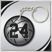 バスケットボールパーソナライズされた選手への男の子のプレゼント キーホルダー