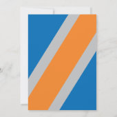 バスケットボールパーティの招待状編集可能 招待状 (裏面)